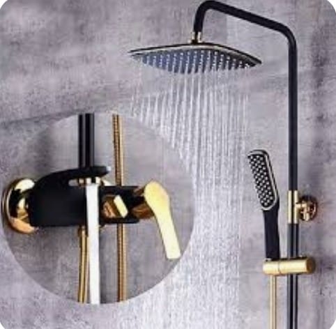 Ensemble de Douche mitigeur en Acier Inoxydable – Finition Mate – Ref: EDA3516, Tawfeex Market, Tawfeex, ecommerce, senegal, market